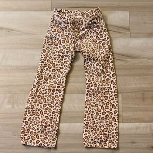 Gymboree Parisian Chic Leopard Print Pants Size 7 Vintage (C)